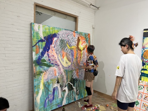 蔡锦空间“ONS”小组出没!7小时的绘画狂欢 蔡锦空间“ONS”小组出没!7小时的绘画狂欢
