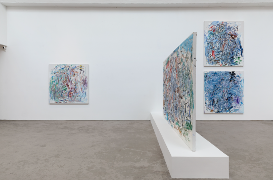 艺术怎么可能会枯萎呢?赵大钧个展“蓝色上的红线”在CLC画廊开幕 艺术怎么可能会枯萎呢?赵大钧个展“蓝色上的红线”在CLC画廊开幕