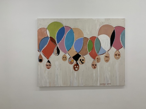 《摩登时代No.3》140×180cm 布面油画 2022 《摩登时代No.3》140×180cm 布面油画 2022