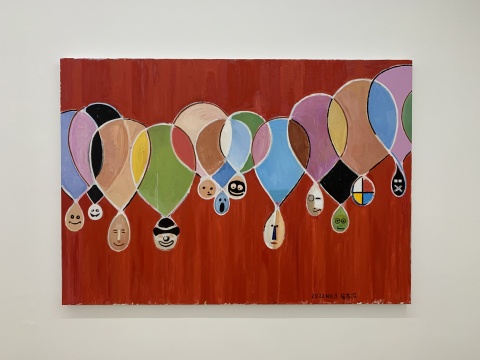 《摩登时代No.3》140×200cm 布面油画 2022 《摩登时代No.3》140×200cm 布面油画 2022