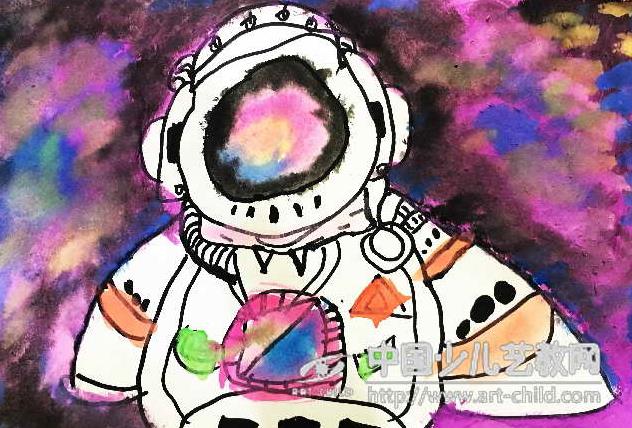 幼儿园绘画教案 我到太空去旅行