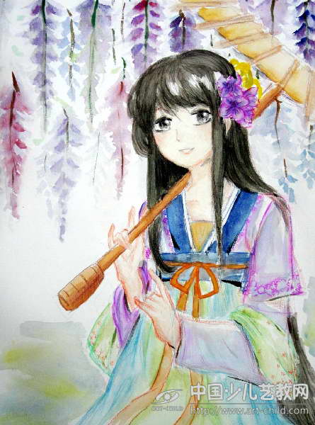 日本144岁紫藤花开放 如瀑布般震撼