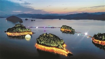 杭州：千岛湖旅游“日月同辉”又添新亮点