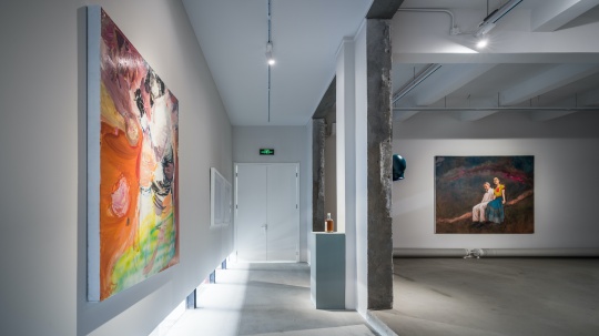 “光环上的石子”展览现场 七木空间 北京 2022 “光环上的石子”展览现场 七木空间 北京 2022
