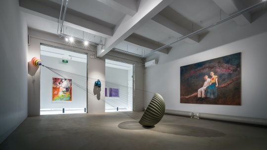 “光环上的石子”展览现场 七木空间 北京 2022 “光环上的石子”展览现场 七木空间 北京 2022