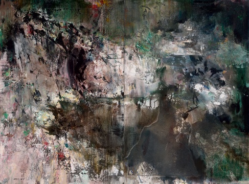 《沧浪幽迹6》160×220cm 布面丙烯 2015 