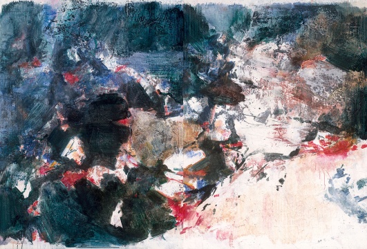 《悠想清沂5》160×240cm布面丙烯 2017 《悠想清沂5》160×240cm布面丙烯 2017