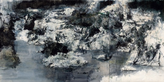 《沧浪幽迹3》 300×600cm 布面丙烯 2015 