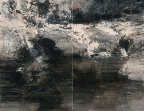 《沧浪幽迹4》300×400cm 布面丙烯 2015 《沧浪幽迹4》300×400cm 布面丙烯 2015