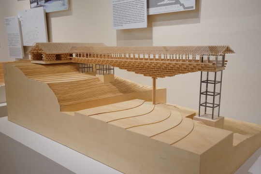 梼原木桥博物馆 建筑模型 梼原木桥博物馆 建筑模型