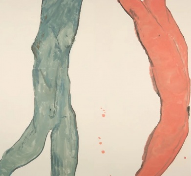 蔡承霖 《形骸No.2》180×194cm 纸本水墨 2019 蔡承霖 《形骸No.2》180×194cm 纸本水墨 2019