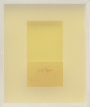 《作为生命的绢——7》 62cm×52cm，绢本设色，2017 