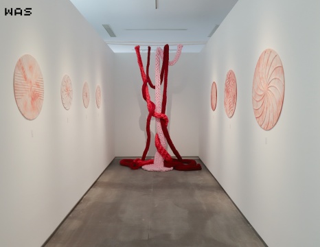 图四来源:展览现场,艺术家张甜恬与王舒艺作品,由WAS艺术中心提供 图四来源:展览现场,艺术家张甜恬与王舒艺作品,由WAS艺术中心提供