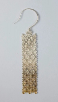 《桂耳摇·甲》116×19×2mm 银镀金 2022年1-8月 《桂耳摇·甲》116×19×2mm 银镀金 2022年1-8月