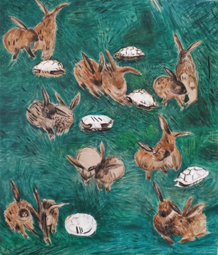《静物5#》210X180cm 布面油画 2021 《静物5#》210X180cm 布面油画 2021