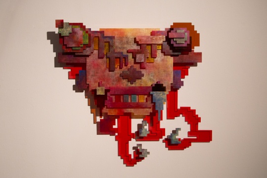 初生胞民NO.5 55x65cm 2023 亚克力、丙烯 初生胞民NO.5 55x65cm 2023 亚克力、丙烯