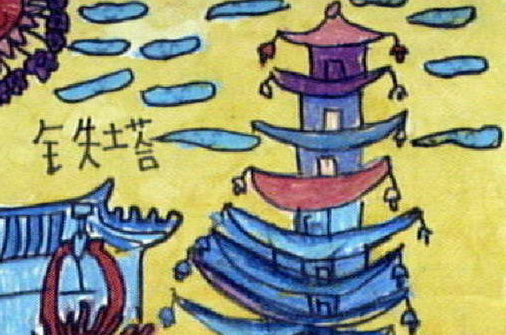 河南开封：铁塔湖畔 景色迷人