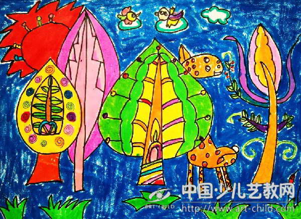 《梦幻的森林》-选自《奔流·小作家》全国中小学生全息作文大赛获奖作品