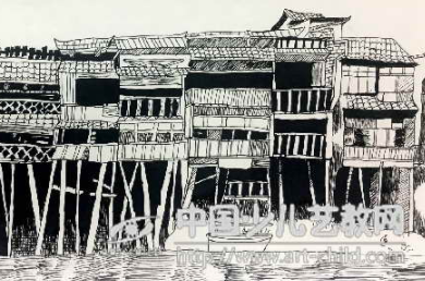 《水乡小镇》-选自《奔流·小作家》全国中小学生全息作文大赛获奖作品