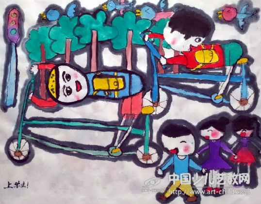 《美丽的上学路》-选自《奔流·小作家》全国中小学生全息作文大赛获奖作品