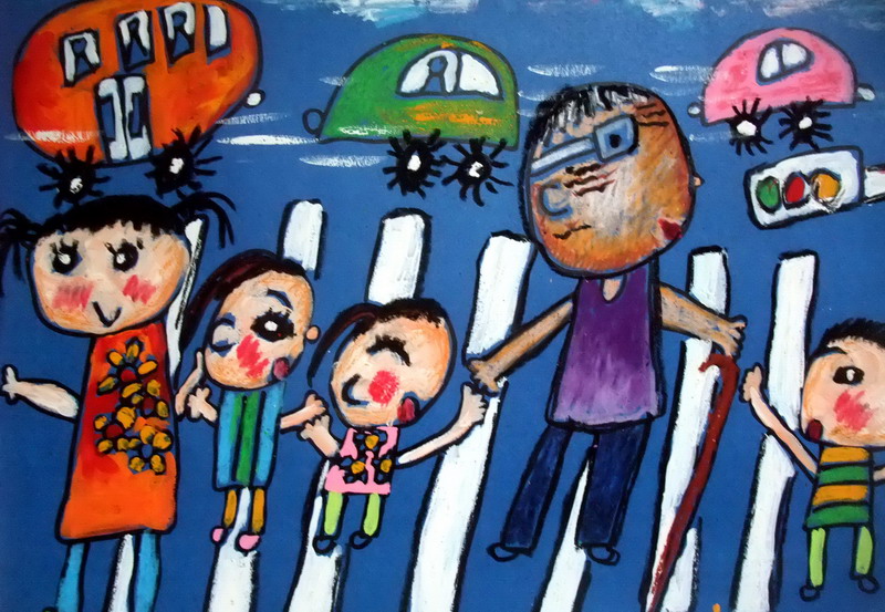 【重阳节特辑】儿童画中的敬老爱幼，温暖人心的画面