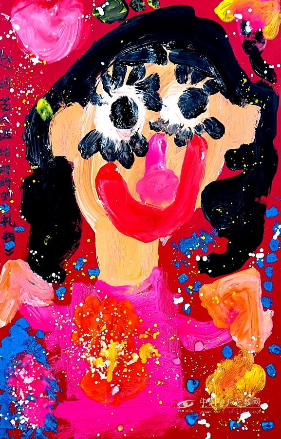 漂亮的妈妈—《少儿画苑》国际少儿书画大赛作品赏析