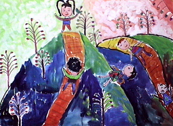 爬云山—《奔流小作家》全国中小学生全息作文大赛获奖作品