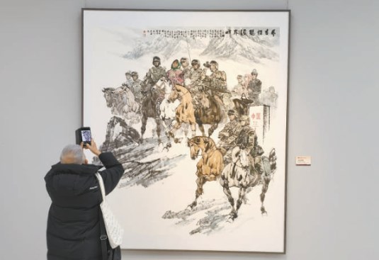中国国家画院推出英模人物主题美术作品展