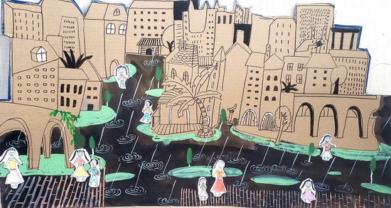 雨中即景——《奔流小作家》全国中小学生全息作文大赛获奖作品