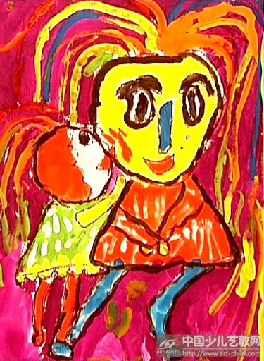 悄悄话-《少儿画苑》国际少儿书画大赛作品赏析