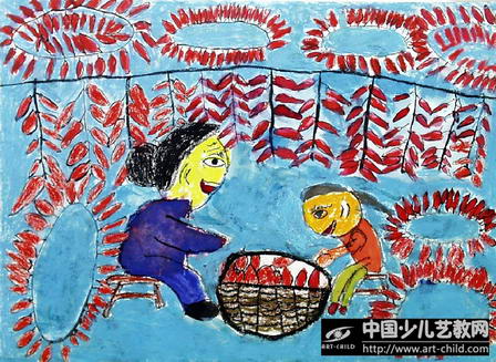 串辣椒—《少儿画苑》国际少儿书画大赛作品赏析