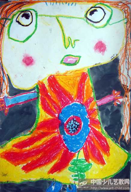 妈妈的裙子可真漂亮—《少儿画苑》国际少儿书画大赛作品赏析