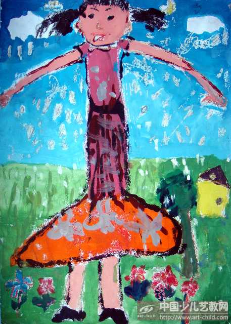 甜甜的雨点——《少儿画苑》国际少儿书画大赛作品赏析