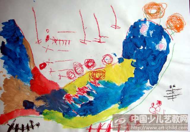 蛀牙虫——《少儿画苑》国际少儿书画大赛作品赏析