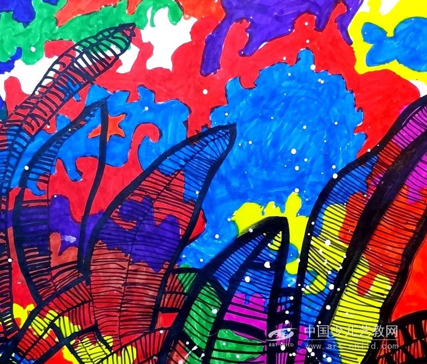 探索色彩魔法：少儿书画大赛中的色彩观察与表现艺术