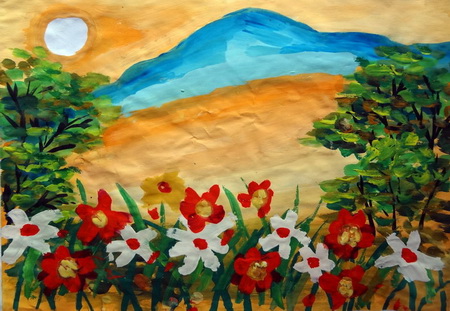 日出即景—《奔流小作家》全国中小学生全息作文大赛获奖作品