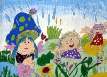 雨中即景 —《奔流小作家》全国中小学生全息作文大赛获奖作品