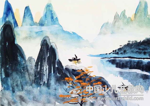 水墨之韵：从中国儿童画比赛山水画看水墨的品质