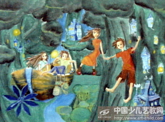 梦幻精灵—《少儿画苑》国际少儿书画大赛作品赏析