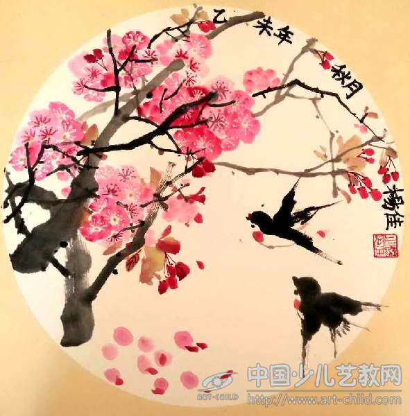 解析：樱花落尽阶前月，象床愁倚薰笼。