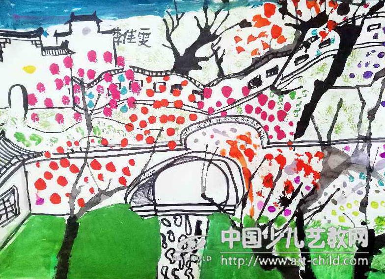 《奔流·小作家》中小学生作文赏析——雨中的庭院