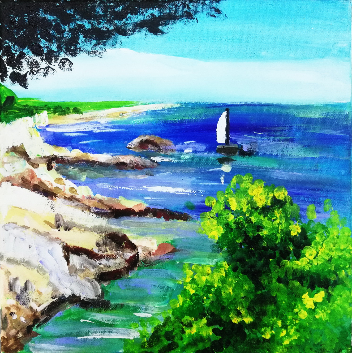 海港盛景——《少儿画苑》国际少儿书画大赛获奖作品赏析