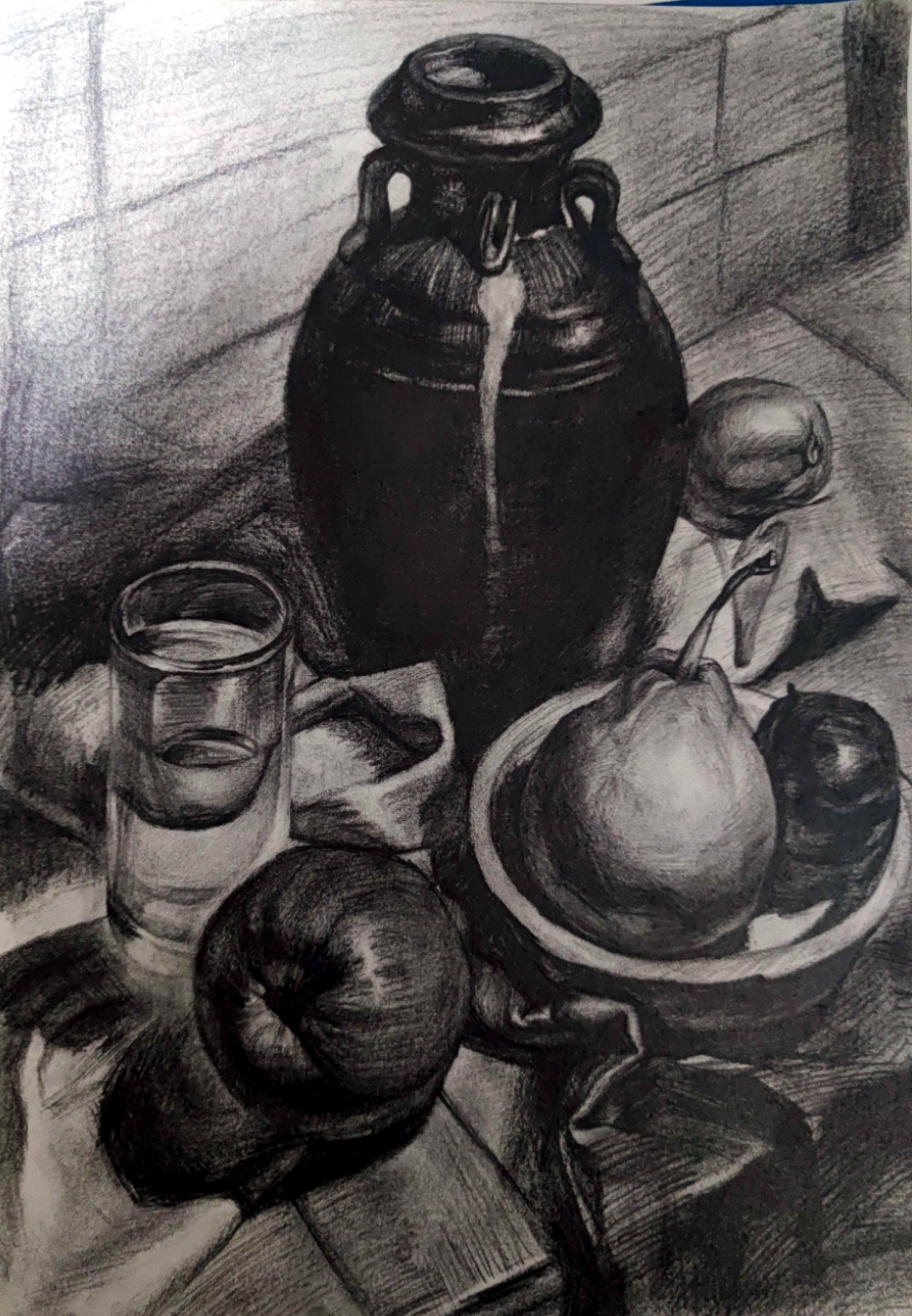 静物组合——《少儿画苑》国际少儿书画大赛获奖作品赏析