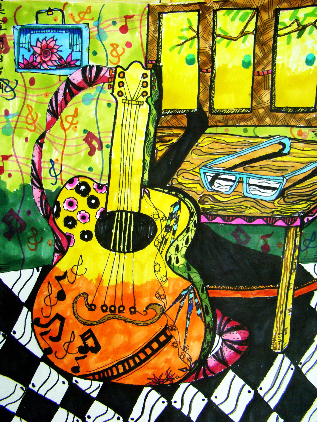 我的小天地——《少儿画苑》国际少儿书画大赛获奖作品赏析