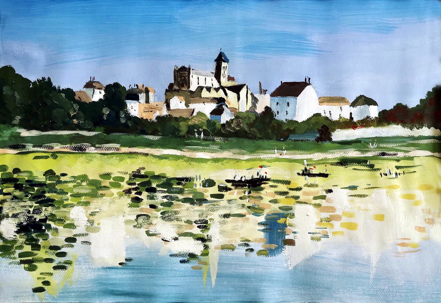 《风景》—选自《少儿画苑》国际少儿书画大赛