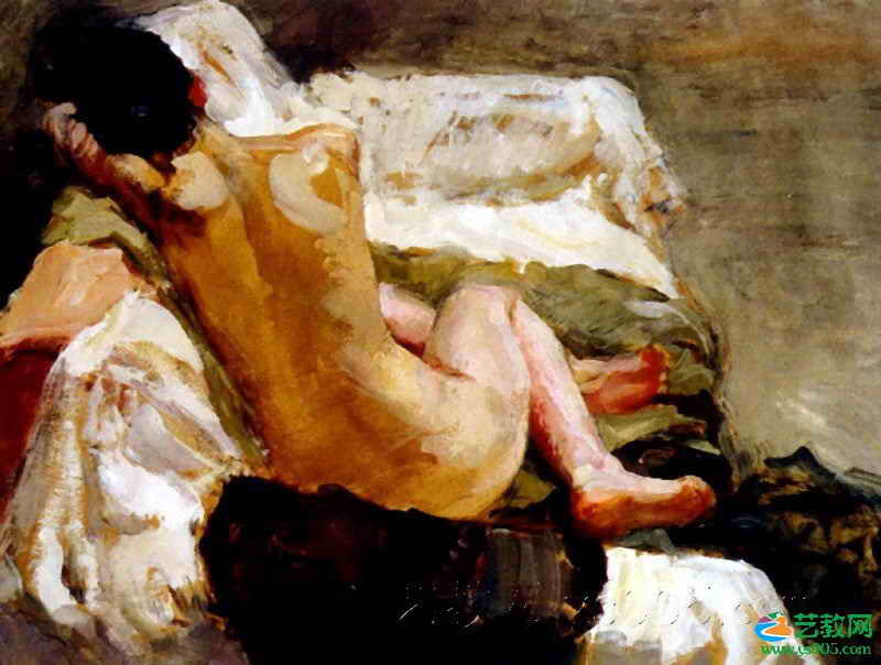 水粉画基础知识＿水粉人物写生中肤色与光的掌握