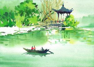 水粉画基本技法_湿画法