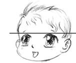 漫画技法_漫画人物五官画法之幼儿五官