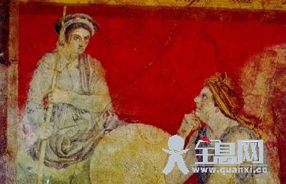 水粉画基础知识＿水粉画发展史＿庞贝壁画