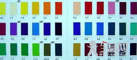水粉画基础知识＿水粉颜料颜色种类